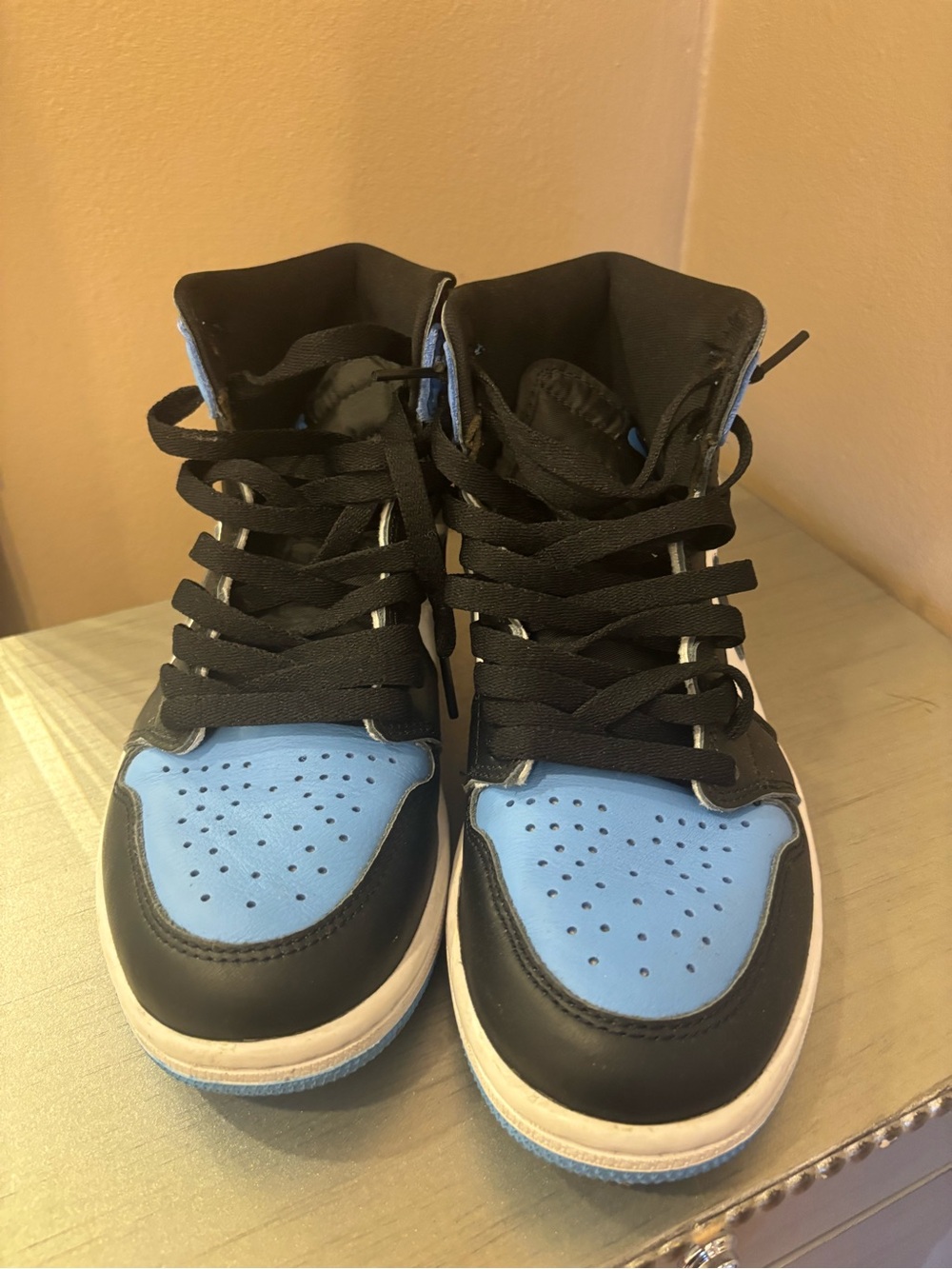 Nike Air Jordan 1 High OG White Black University Blue - Picture 4 of 8